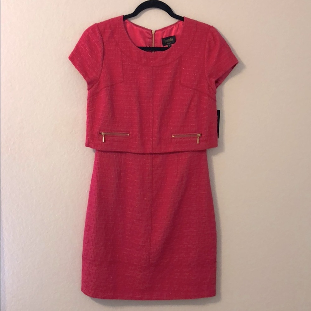 Bright Pink Shift Dress